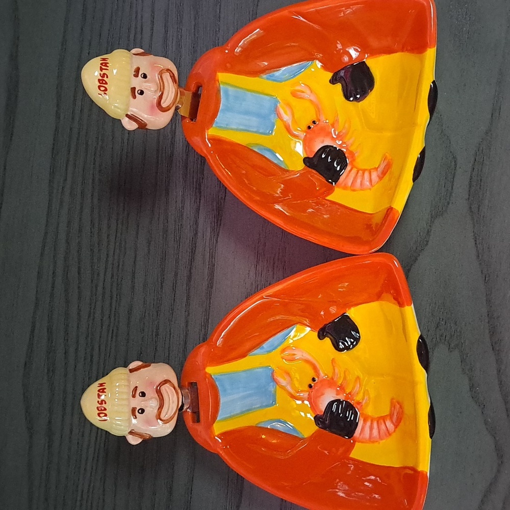 Lobstahman spreader and bowl set. Beachcombers 2013.